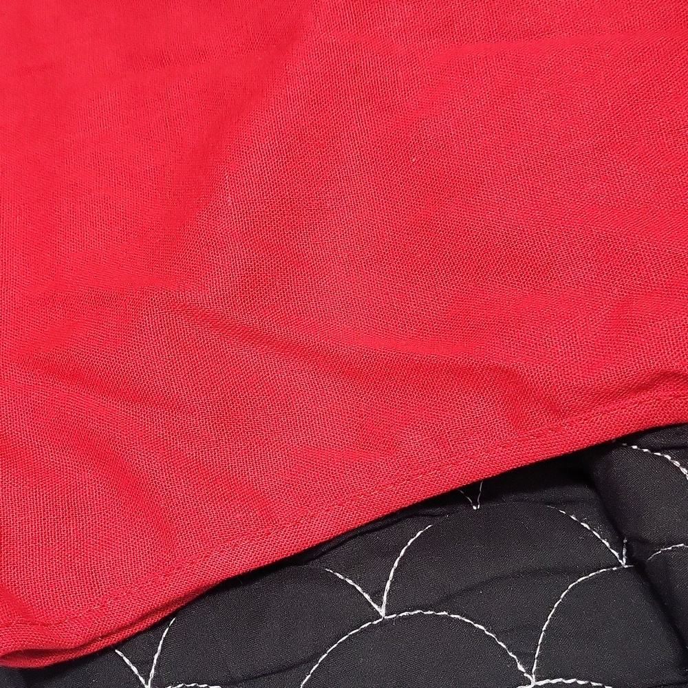 Express Red Women's Top L - Picture 4 of 8